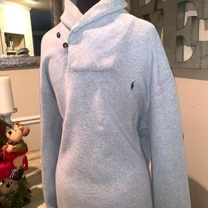 Luxury Jersey Shawl Pullover by Ralph Lauren